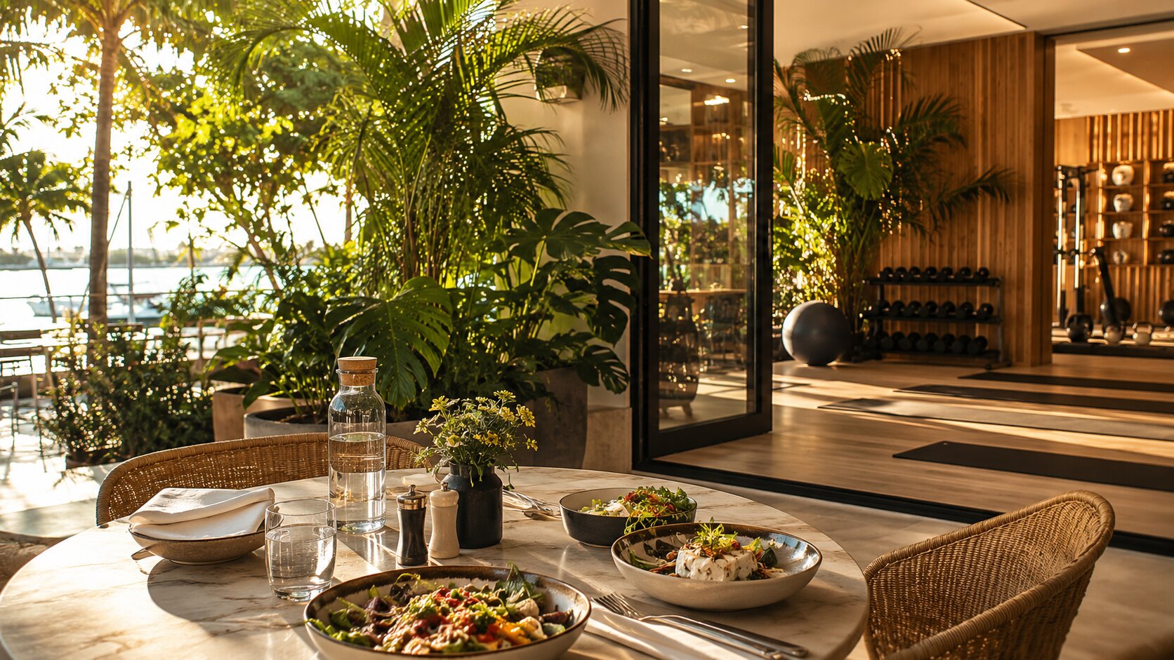 Miami's dining scene and wellness lifestyle
