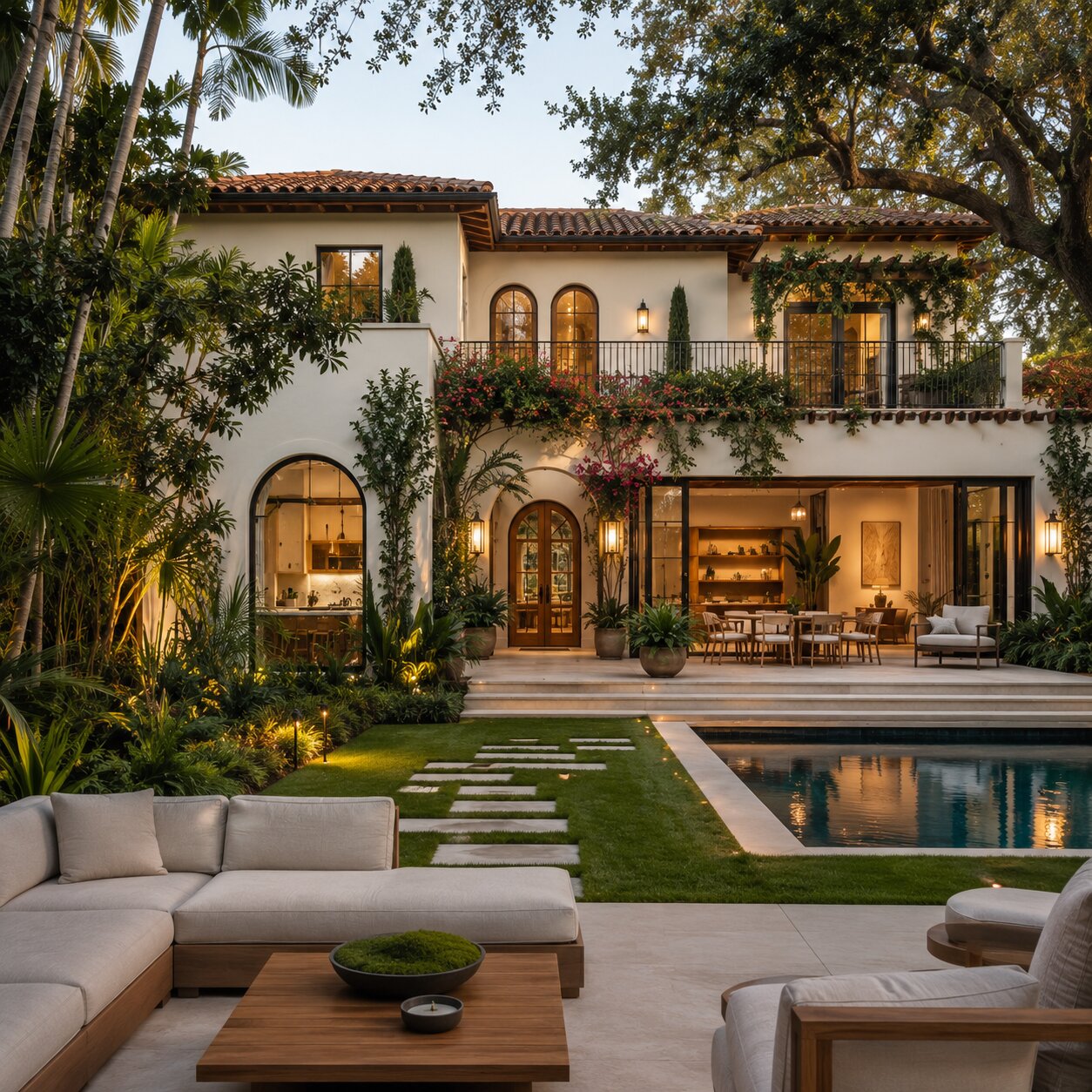 Mediterranean-style single-family home in Coral Gables